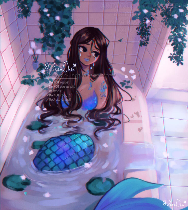 Bathtub mermay